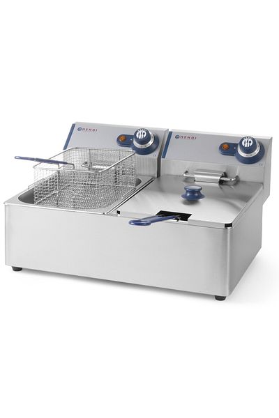 HENDI Frytownica Frytkownica cu acumulator Blue Line 230V 2x3300W 2x6L