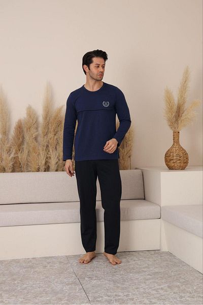 FENZO Men's Cotton Printed Bottom Top Pajamas Set