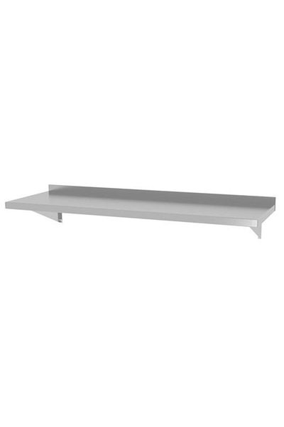 HENDI Półka ścienna wisząca na konsolach ze stali nierdzewnej spawana 80x30 cm - 816486