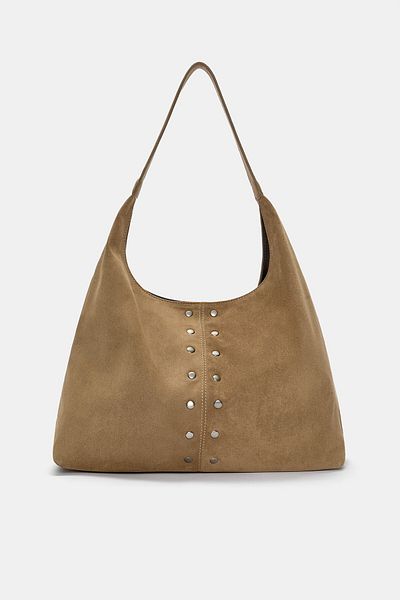 Pull & Bear Studded shopper bag