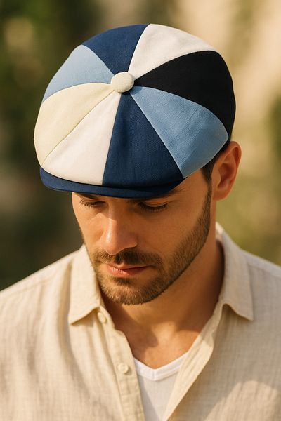 LAGRANZE Men's Vintage Cap Hat – Oxford Hat Eight-Slice