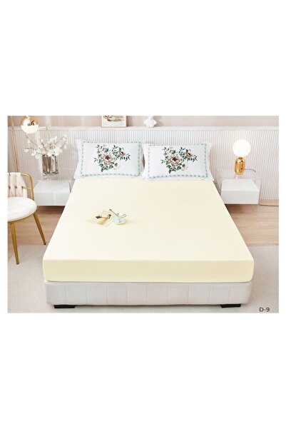 OEM Bed cover, Finet, 3 pieces, 2 persons, 160x200cm, Butter White-Multicolor