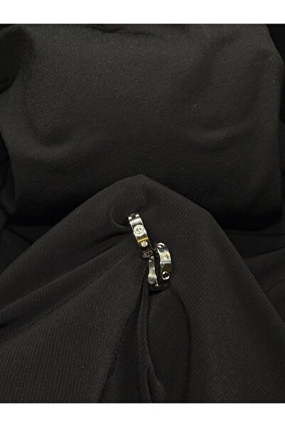 LUNESSA COLLETİONS TAŞLI KÜÇÜK PASLANMAZ ÇELİK HALKA KÜFE