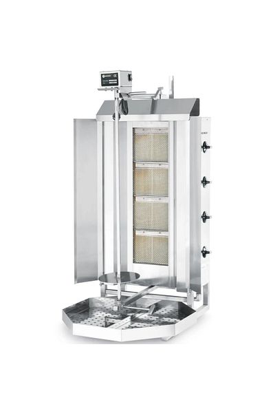 HENDI Grătar gyros pentru kebab pe gaz cu scut termic Profi Line - 226001