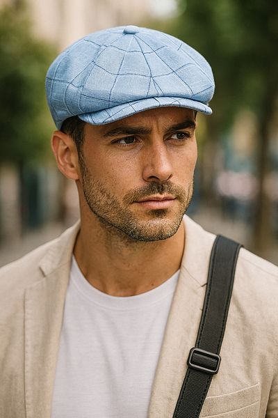 LAGRANZE Men's Vintage Cap Hat – Oxford Hat Eight-Slice