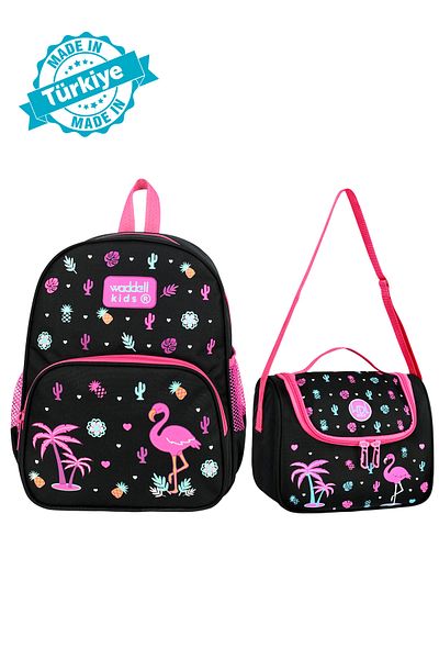 Çanta Trend Rucsac de grădiniță combinată cu licență și cutie termică pentru nutriție pentru școala de preșcolară