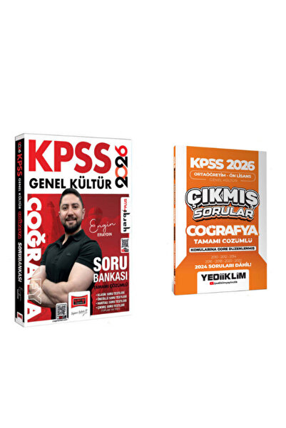 Garantör Akademi 2026 kpss engin eraydın coğrafya soru bankası ve kpss lise ö...