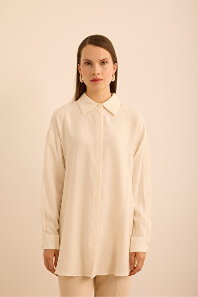 Aker Bürümcük İp Dokulu , Viscon Keten Tunik