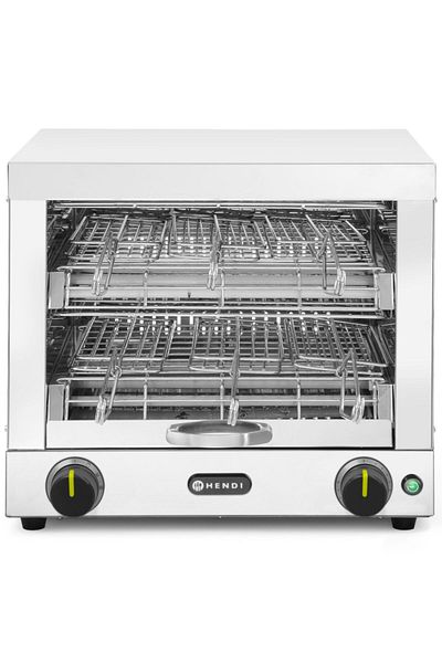 HENDI Toster kanapkowy kwarcowy z 6 klamrami 3000W