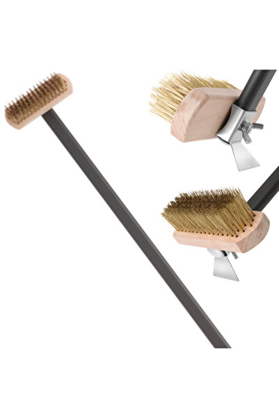 HENDI Perie de curățare pentru cuptorul de pizza cu peri de cupru, lungime 13...