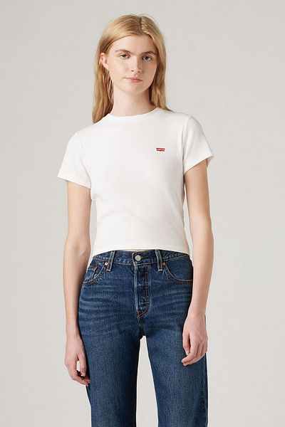 Levi's Tricou alb pentru femei Essential Sporty Tee Tr