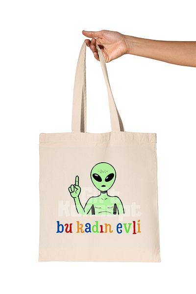 giftkonsept This Woman Married Printed Husband Wife Valentine's Day Anniversary Gift Organic Raw Cloth Bag
