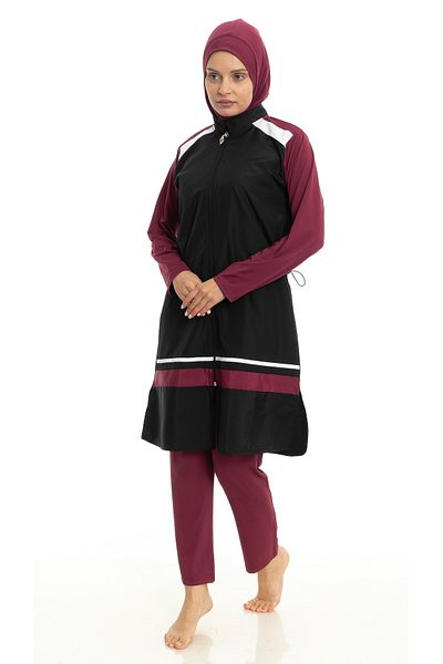 Differend Fully Covered Hijab Swimsuit