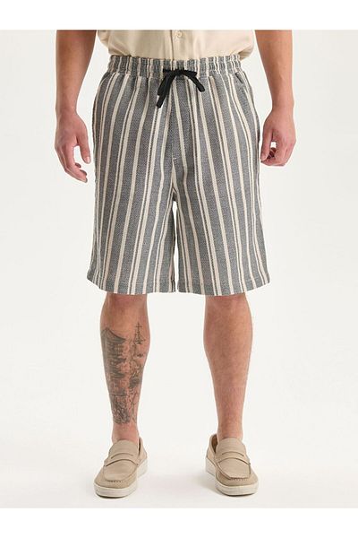 LC Waikiki XSIDE Standard Fit Pantaloni scurți pentru bărbați cu dungi