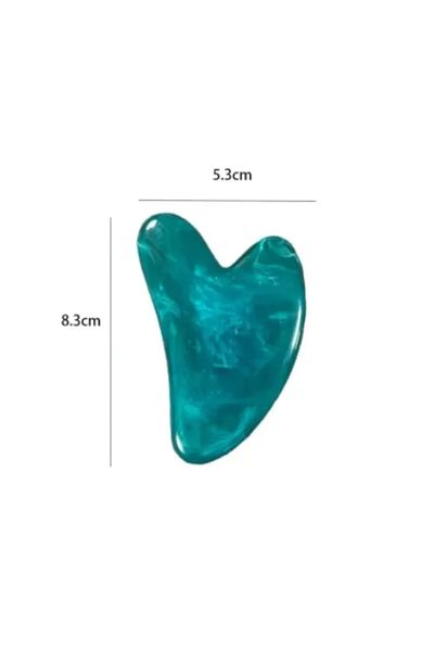 Belora Gua Sha cuarț roz - Albastru