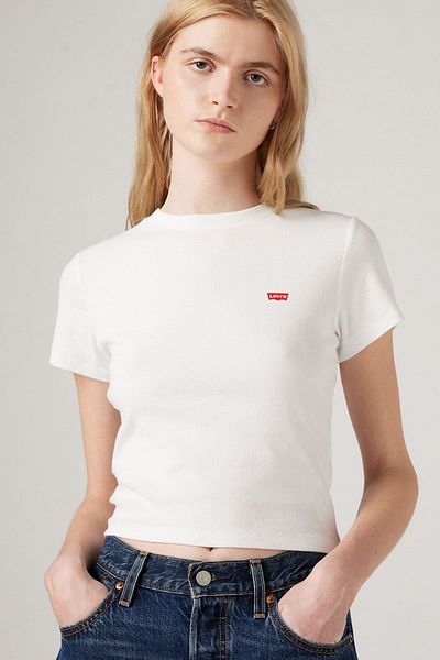 Levi's Tricou alb pentru femei Essential Sporty Tee Tr