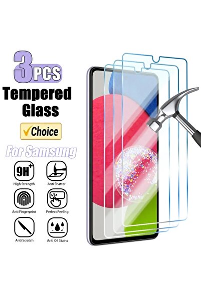 Choice1 عالية الدقة 3 قطع لهاتف A73 5G 3 قطع زجاج مقوى لهاتف Galaxy A14 A54 A...