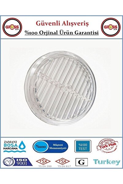 GrossAVM Doğalgaz Havalandırma Cam Menfezi - Sert Plastik - Şeffaf