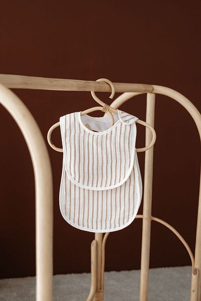 TBA COLLECTION Muslin Apron and Shoulder Cloth - Line Series - Beige