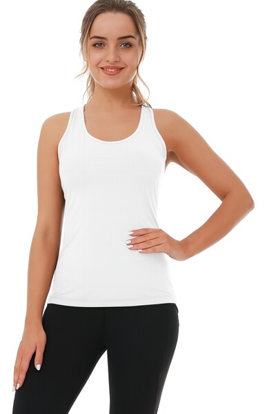 GHASSY CO. Ghassy Co. Women's Moisture Wicking Compression Sleeveless Off the Shoulder Design Sports Singlet