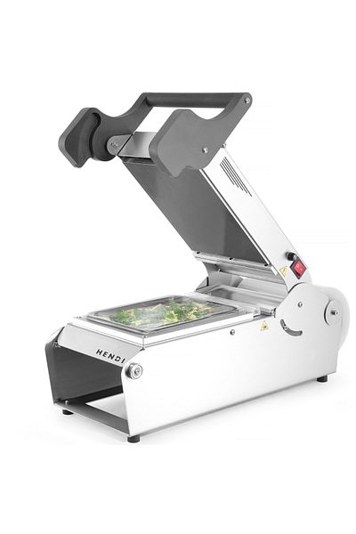 HENDI Zgrzewarka do pojemników tacek obiadowych na wynos + matryca 700 W - 976722