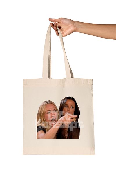 giftkonsept Kyle Richards Printed Gift Organic Raw Cloth Bag