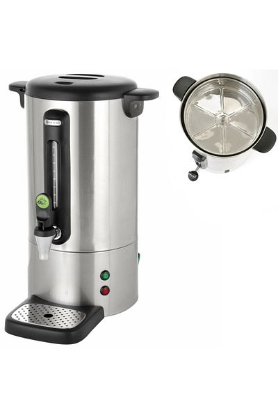 HENDI Zaparzacz perkolator do kawy z niekapiącym kranikiem stalowy Concept Line 7 l - 211434
