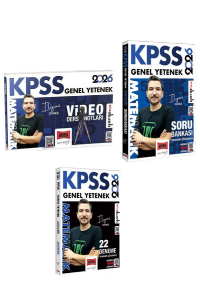 Garantör Akademi 2026 kpss ilyas güneş matematik video ders kitabı ve soru ba...
