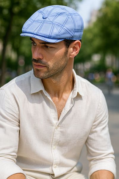 LAGRANZE Men's Vintage Cap Hat – Oxford Hat Eight-Slice