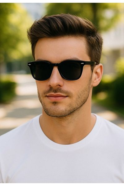 Lexi Bella Plain Simple Design Style Sunglasses Black Frame Uv 400 Protection Ce Certified Sunglasses