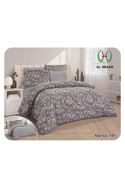 Gerenic 6-piece printed double bedspread