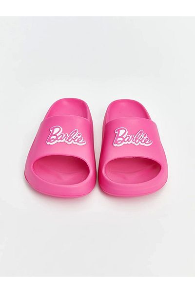 LC Waikiki Lcw Steps Fuchsia Barbi Printed Girls' Slippers