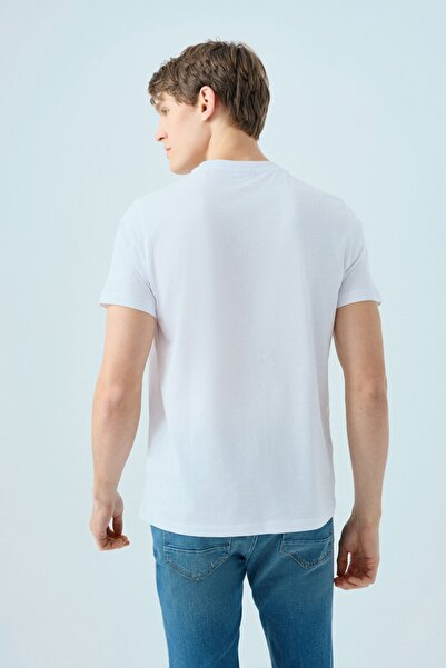 Loft Ανδρικό μπλουζάκι Regular Fit LF2038783 ΛΕΥΚΟ