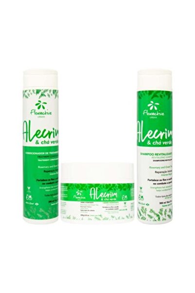 floractive مجموعة العناية بالشعر فلورال أكتيف مع إكليل الجبل والشاي الأخضر