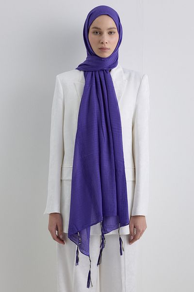 SOFT AKSESUAR Brice Tassled Cotton Shal