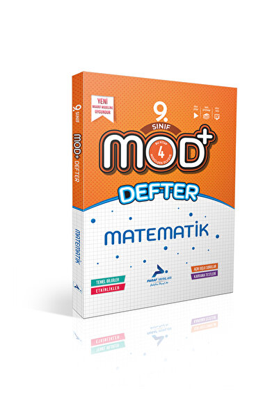 paraf yayınları Paraf 9. Sınıf Mod Matematik Defter