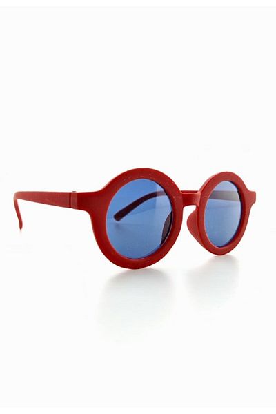 Lexi Bella Cute Kids Sunglasses Red Round Frame Uv 400 Protection Ce Certificated Children Sunglasses