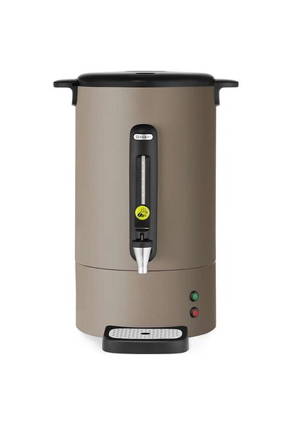 HENDI Zaparzacz do kawy z kranem ociekaczem 14 l 1750 W - taupe