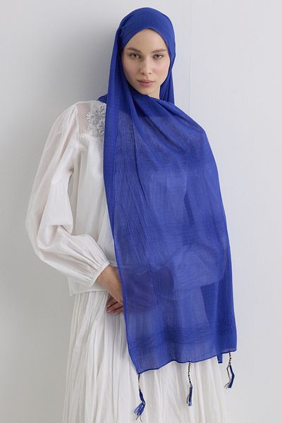 SOFT AKSESUAR Brice Tassled Cotton Shal