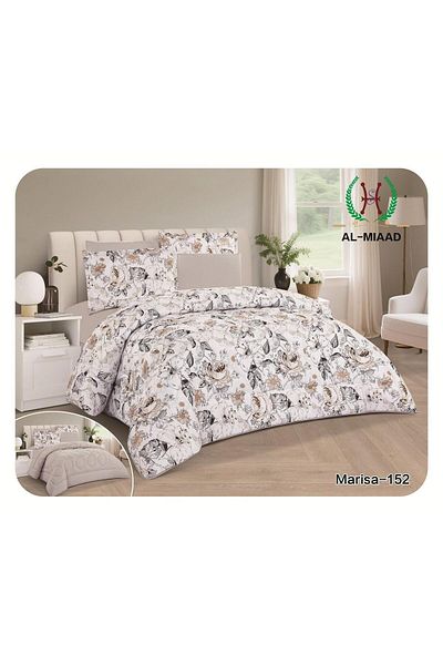 Gerenic 6-piece printed double bedspread