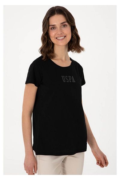 U.S. Polo Assn. Black Women's T-Shirt 2075136
