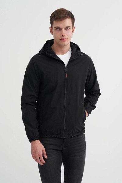 Cazador Crinkle Black Men's Coat 10200