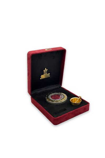 Alhadi For Oud And Saffaron Super Negin Saffron Gift Box 1g with Mortar