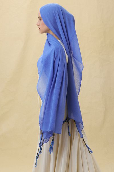 SOFT AKSESUAR Brice Tassled Cotton Shal