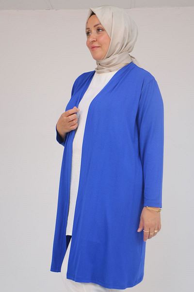 Eslina 43008 Large Size Combed Cotton Jacket - Saks