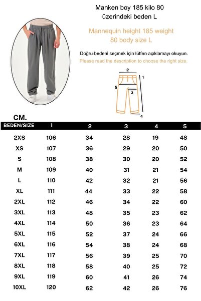 RELAXL %100 Pamuk Hafif Kumaş Bol Paça Yazlık Pantolon Koyu Gri