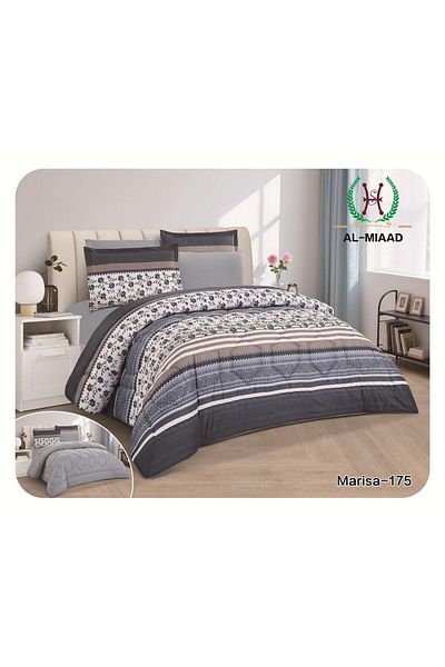 Gerenic 6-piece printed double bedspread