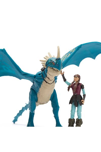 TOYFEST How to Train Your Dragon Dragon and Viking Astrid Figure