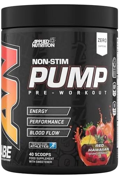 applied nutrition ABE Pump Pre Workout - All Black Everything Stim Free Pump Pre Workout Powder | Pu