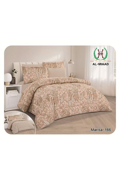 Gerenic 6-piece printed double bedspread